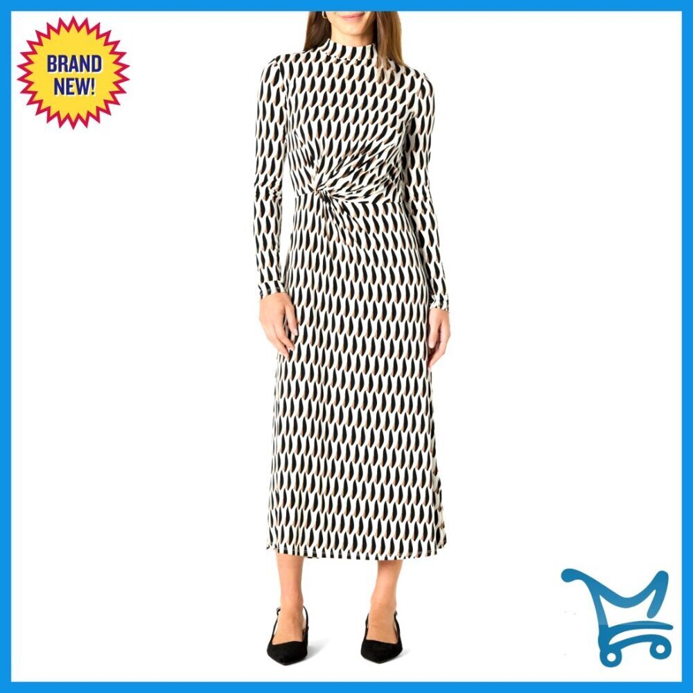 Fit Flare Long Sleeve Maxi Dress Elegant Casual Day to Evening Wear